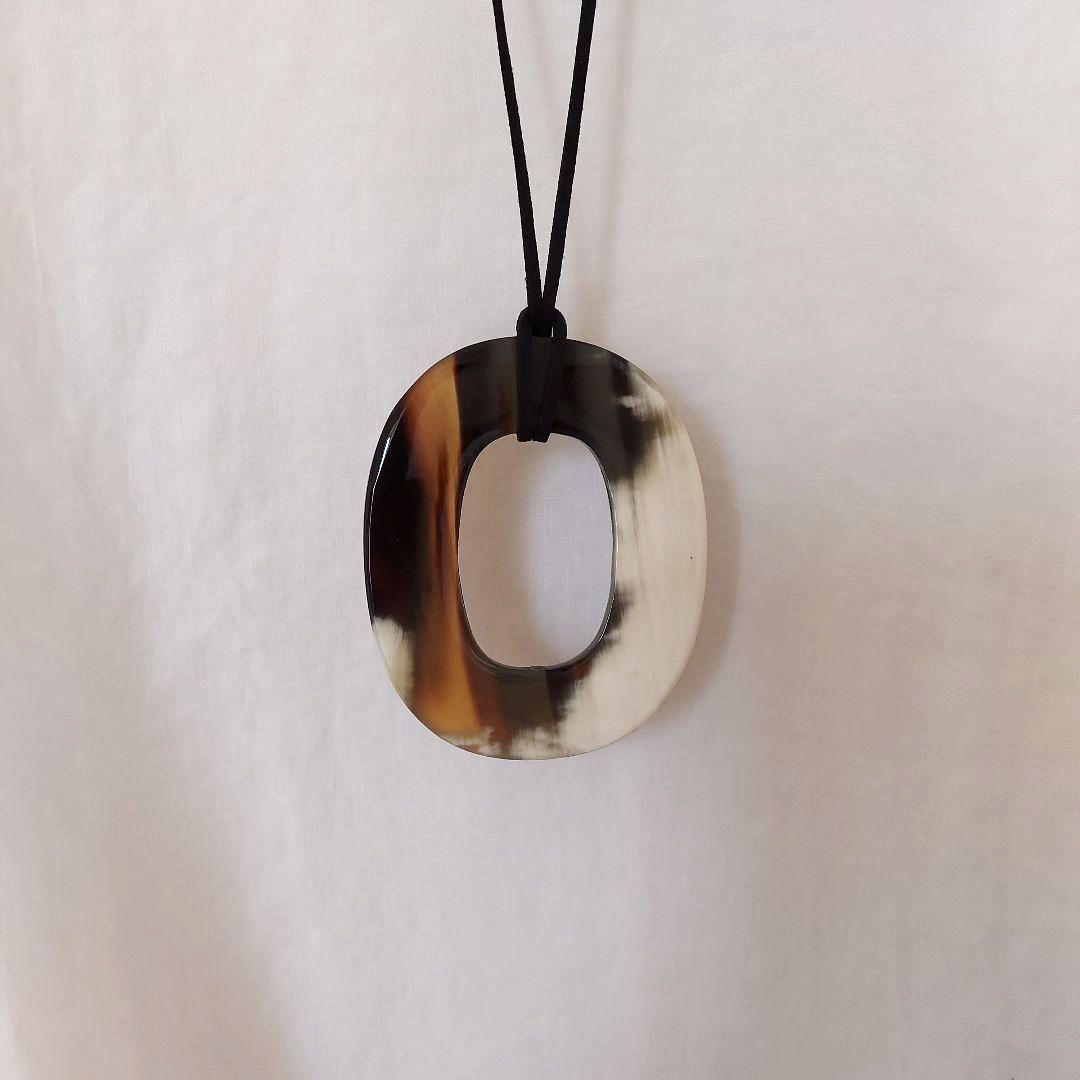 未使用美品！水牛の角？ ツノのトップネックレス 0_4ad02c1555339d07832b8ae9ab02
