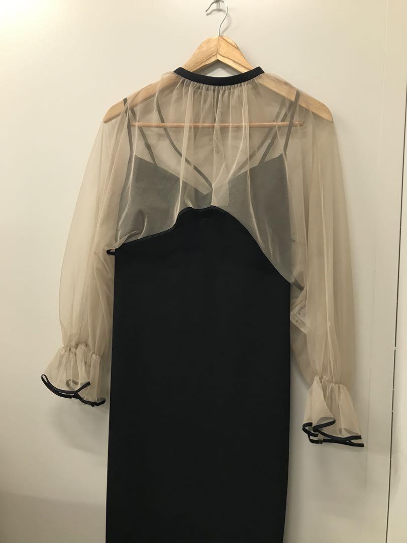 スーツ・フォーマル・ドレス AmeriVINTAGE MANY WAY AIRY VEIL DRESS