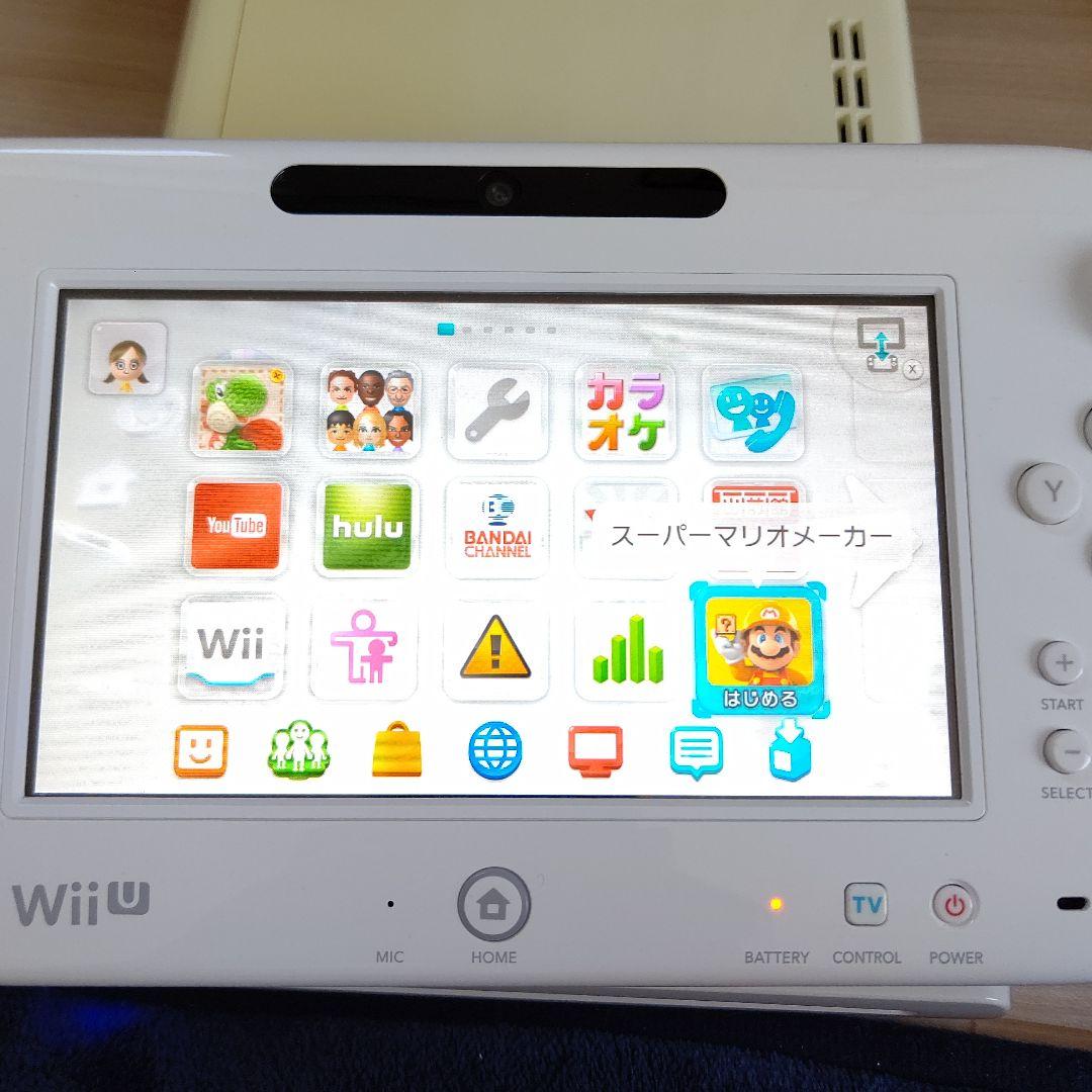 任天堂　wii u スーパーマリオメーカーセット　32GB　 美品　ゲーム機