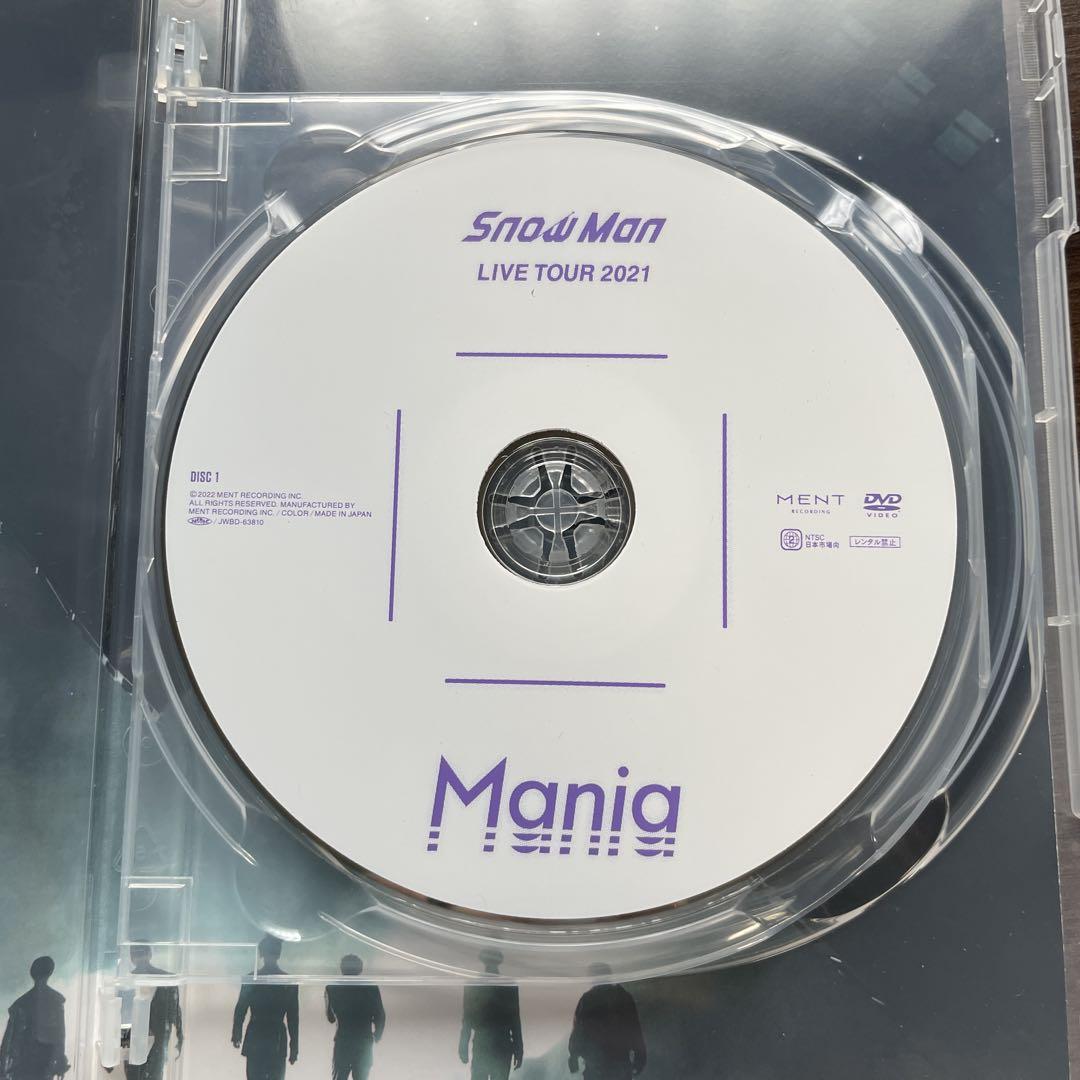 disc1のみ】SnowMan LIVE TOUR2021 Mania DVD - メルカリ