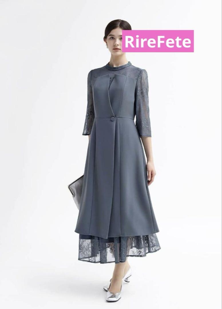 RireFete フラワーレースドレス 未使用品　サイズ9号　定価39000円