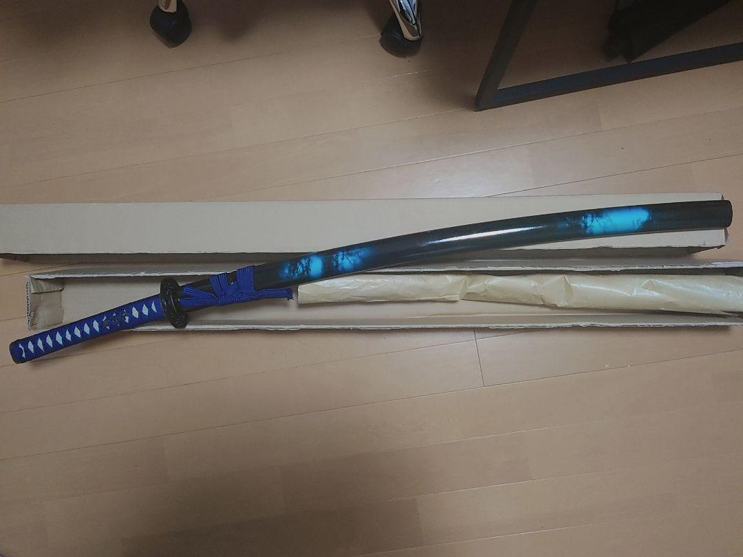 模造刀 観賞用 太刀 青 しのびや