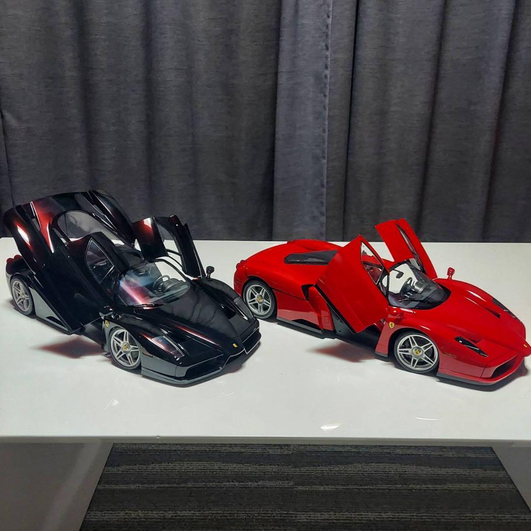 タミヤ1/12コレクターズクラブスペシャル エンツォフェラーリ 黒赤 2台セット