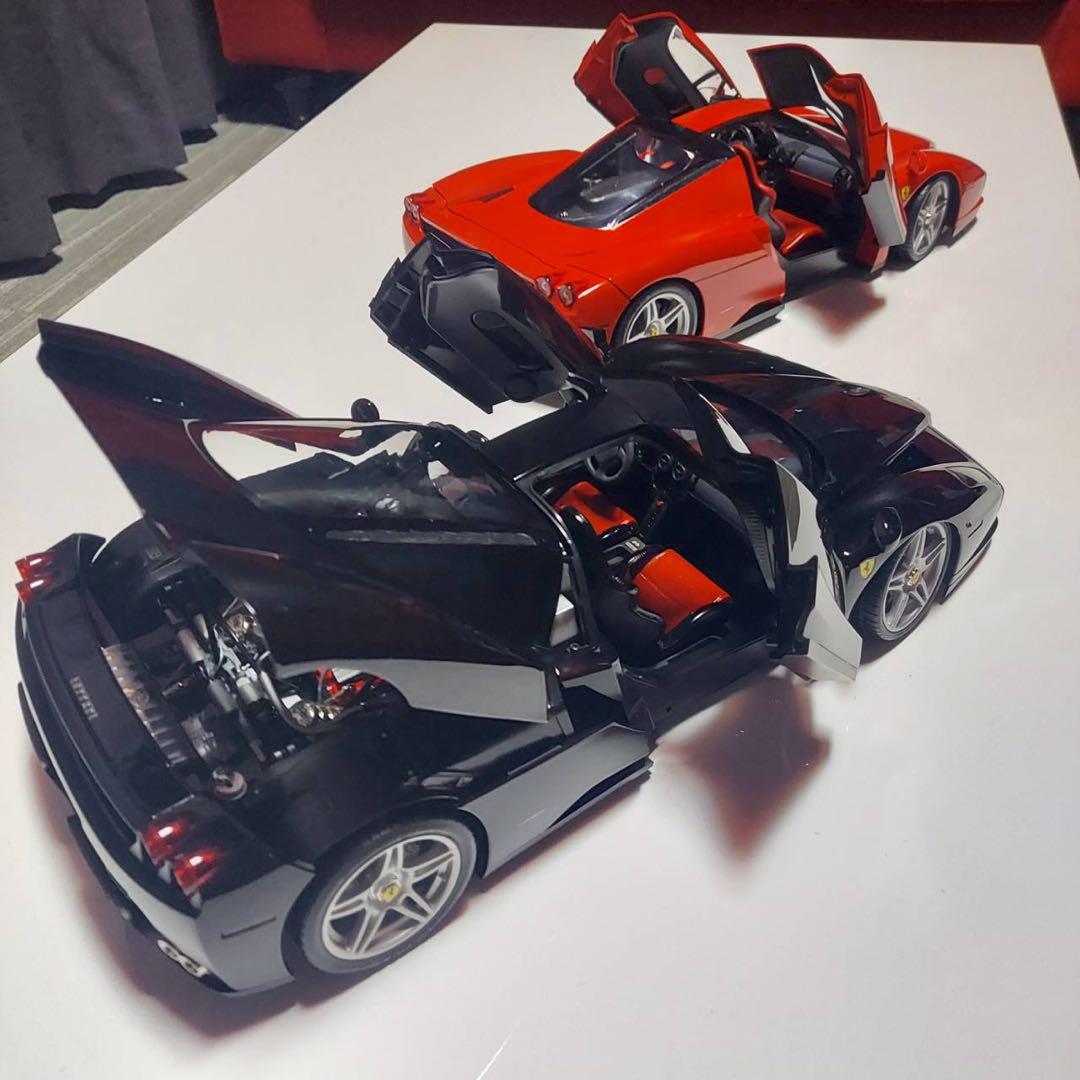 タミヤ1/12コレクターズクラブスペシャル エンツォフェラーリ 黒赤 2台セット