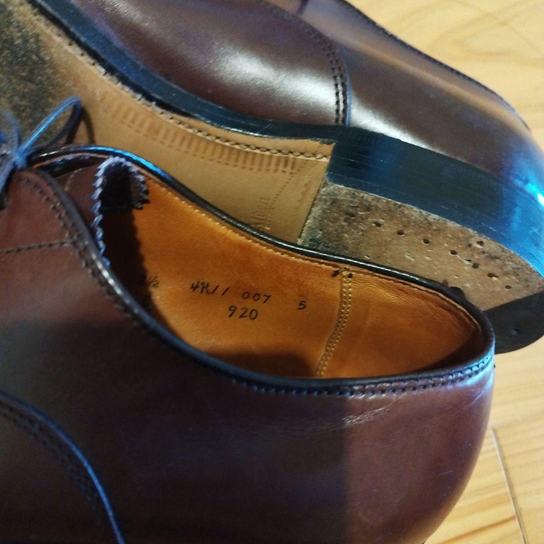 ☆週末値下☆Alden 920 US8.5E オールデン 内羽根 キャップトゥ