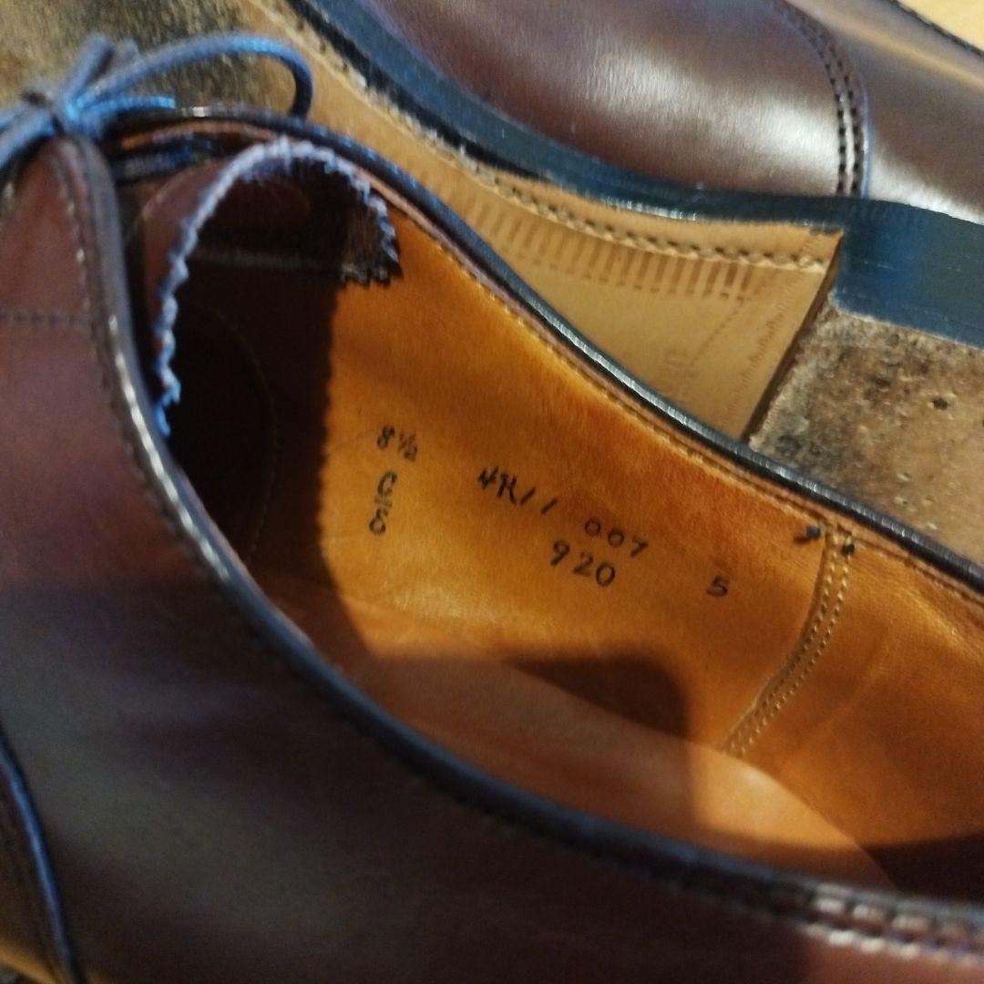 ☆週末値下☆Alden 920 US8.5E オールデン 内羽根 キャップトゥ