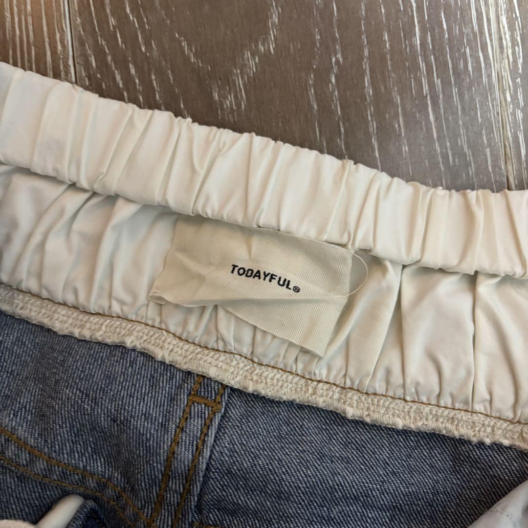 パンツ TODAYFUL Layered Waist Denim 25