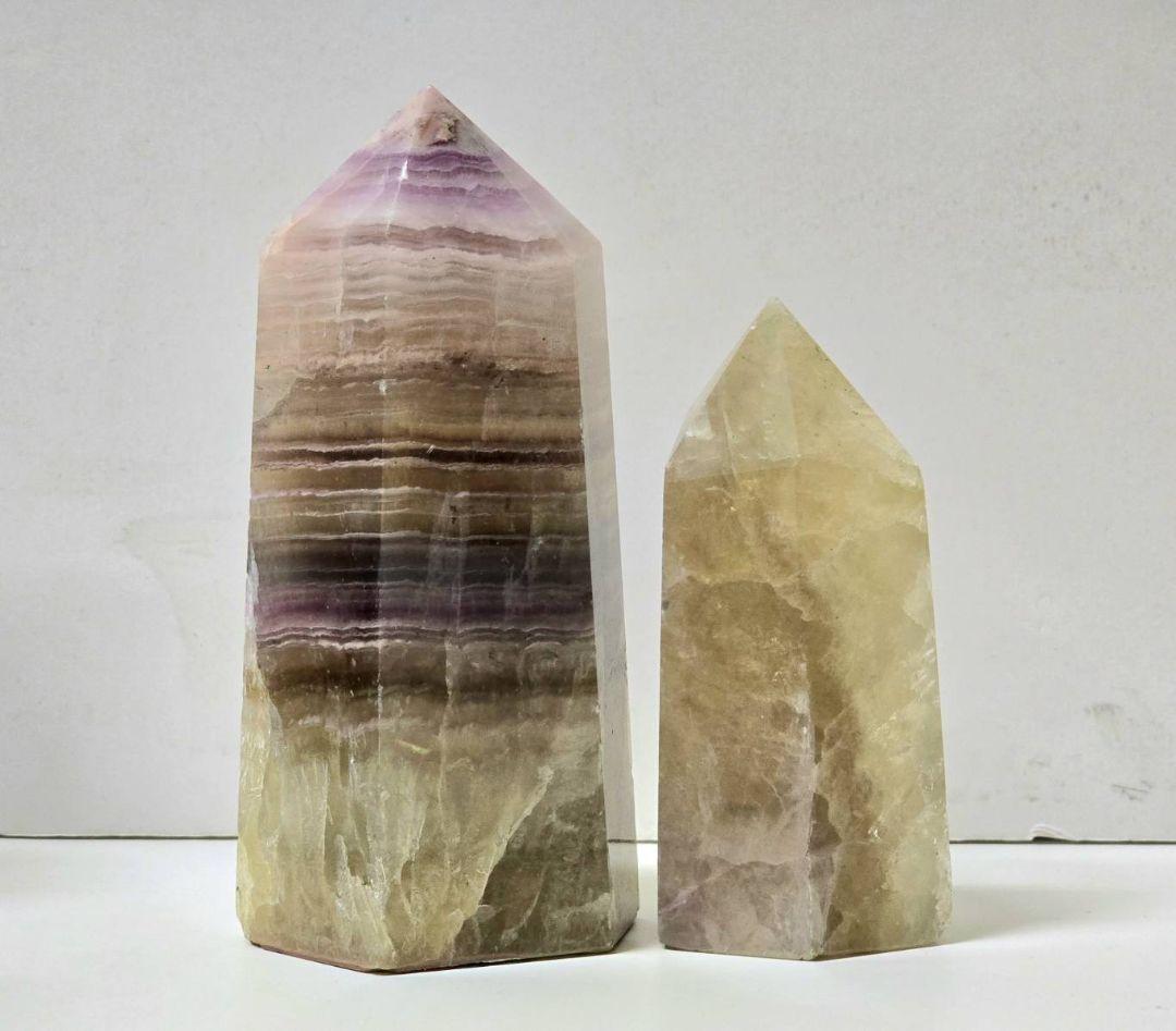039 重量4kg 天然石 水晶 六角柱 アメジストアゲート インテリア 風水