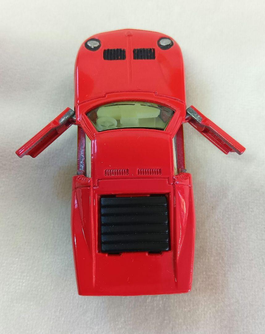 トミカ　青箱　F40　ランボルギーニ　ミウラ SV　赤色　金ホイール　日本製