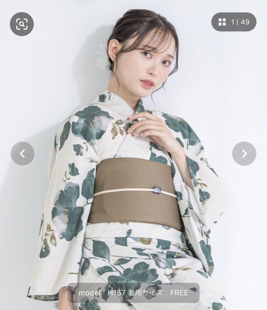 浴衣＋帯　2点セット　新品・未使用品