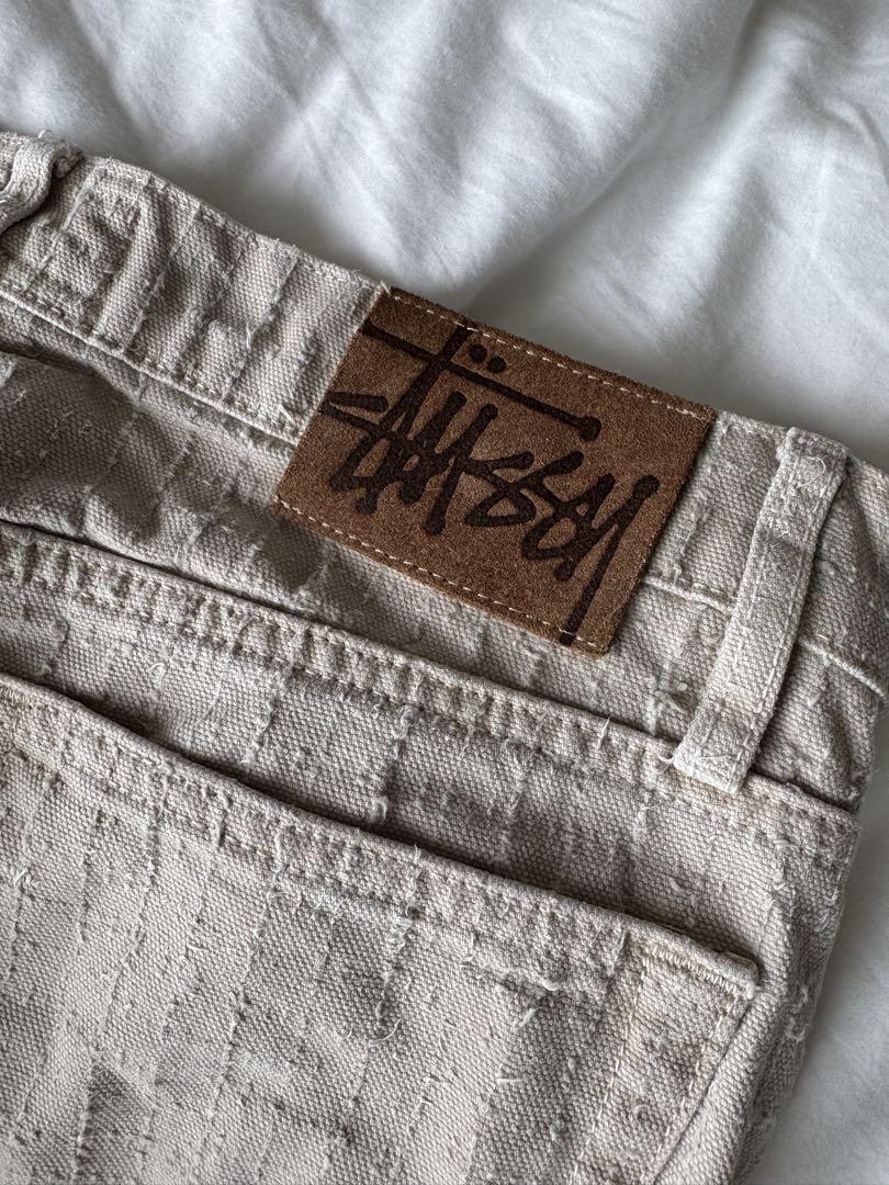 パンツ stussy BIG OL' JEAN CANVAS NEEDLEPUNCH