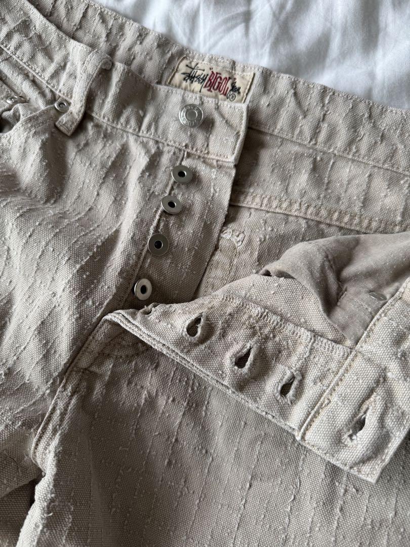 パンツ stussy BIG OL' JEAN CANVAS NEEDLEPUNCH