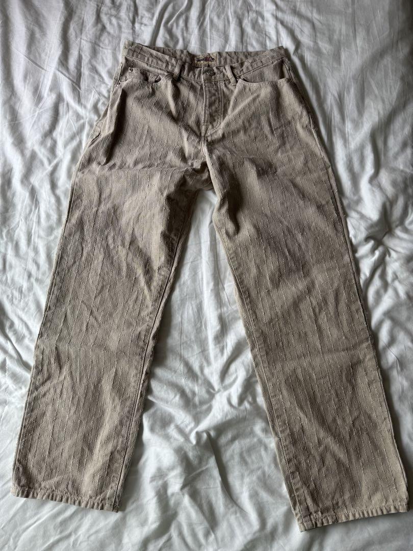 パンツ stussy BIG OL' JEAN CANVAS NEEDLEPUNCH