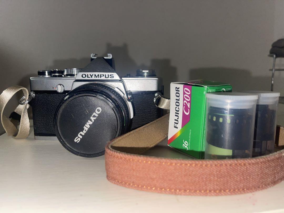 【試写済　完動品】綺麗　OLYMPUS　OM-1N　フィルムカメラ