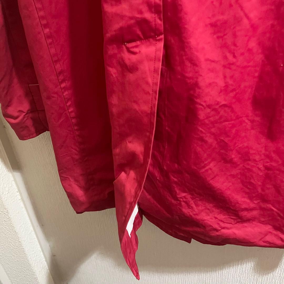 A VONTADE アボンタージ ダブルクロス ステンカラーコート 赤 L A VONTADE アボンタージ ダブルクロス ステンカラーコート 赤 L