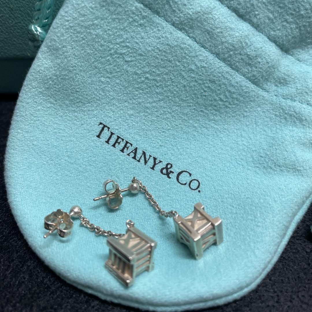 ティファニー Tiffany&Co.  アトラス キューブ ピアス 美品♡