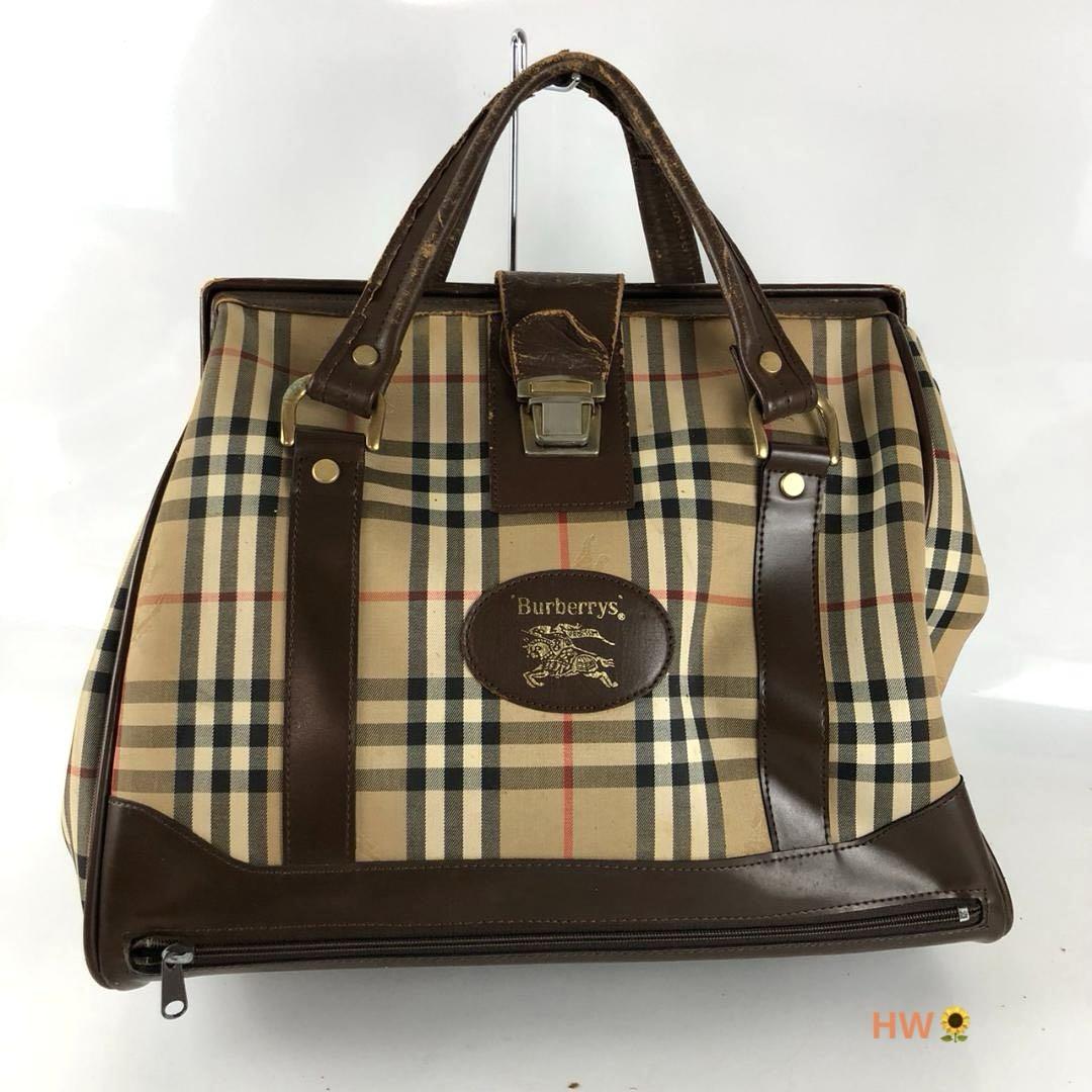BURBERRY バーバリー ノバチェック ハンドバッグ レディース ブランド