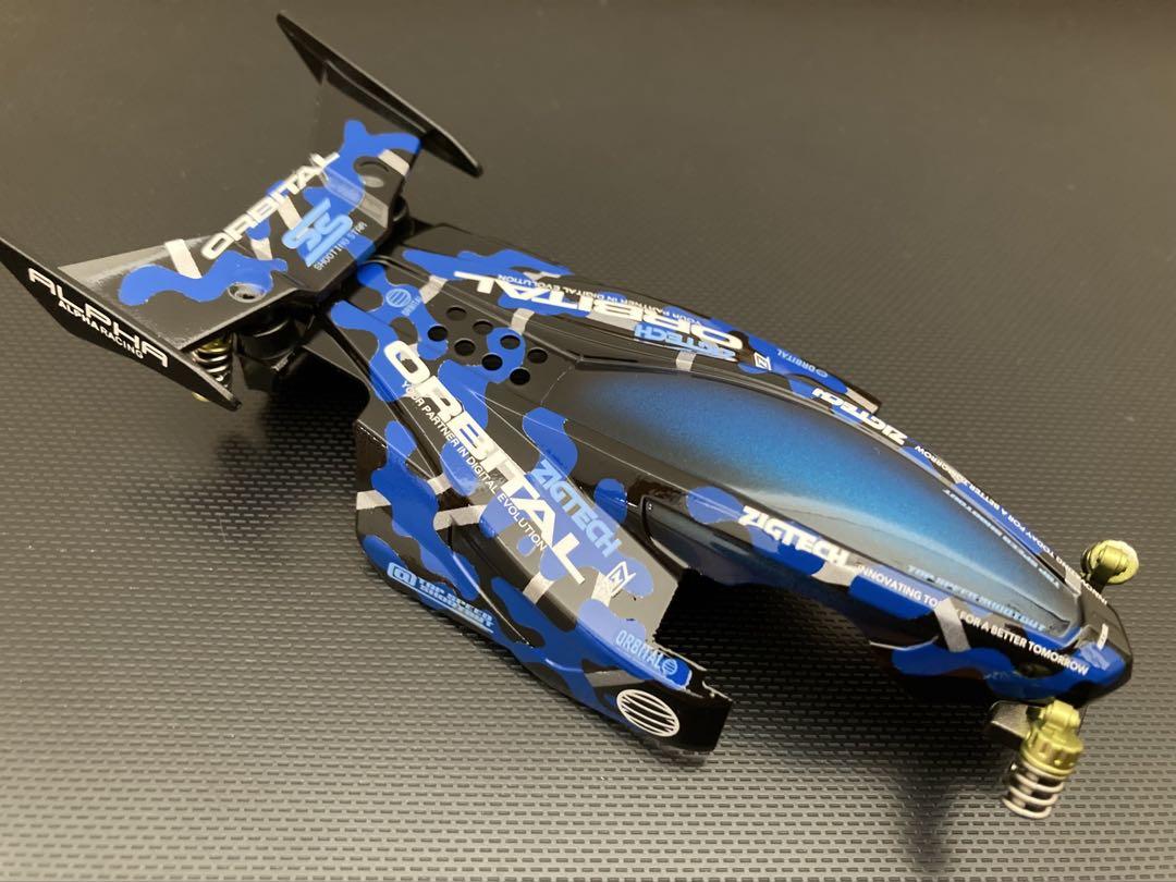 くっきー　値下げ交渉OK様御依頼品　ミニ四駆デュアルリッジ　プラボディー　ポリカ