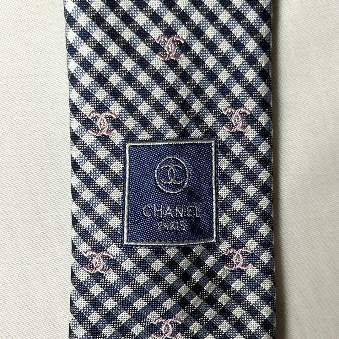 美品　CHANEL 　ギンガムチェック　ココマーク　クリーニング済み