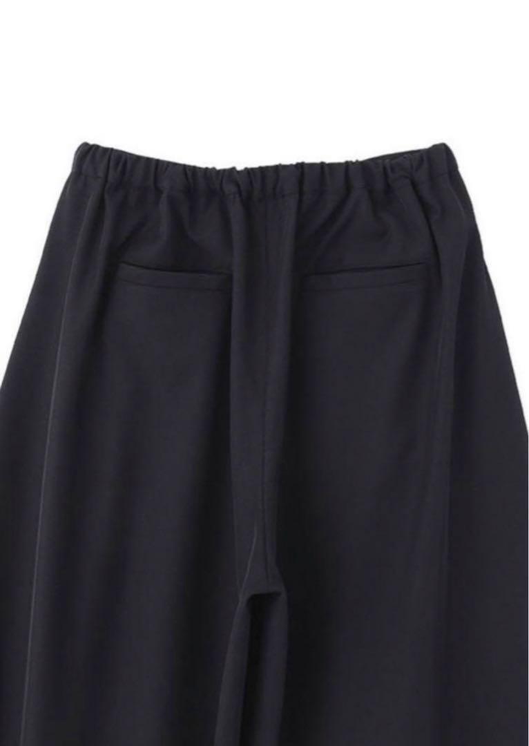 ETRE TOKYO 完売 キャバルリーツイルワイドパンツ ゴム M ネイビー