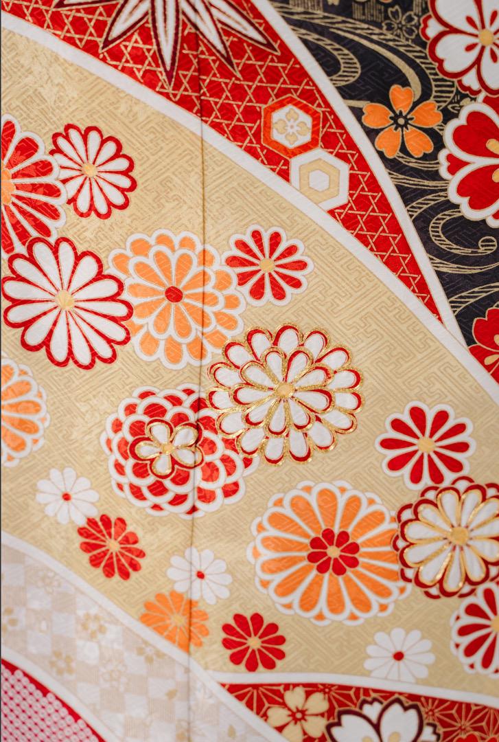 ≪美品≫正絹　振袖9点フルセット【307】【身長150㎝〜160㎝の方用】 美品》正絹振袖8点フルセット【身長160㎝〜170㎝の方用】
