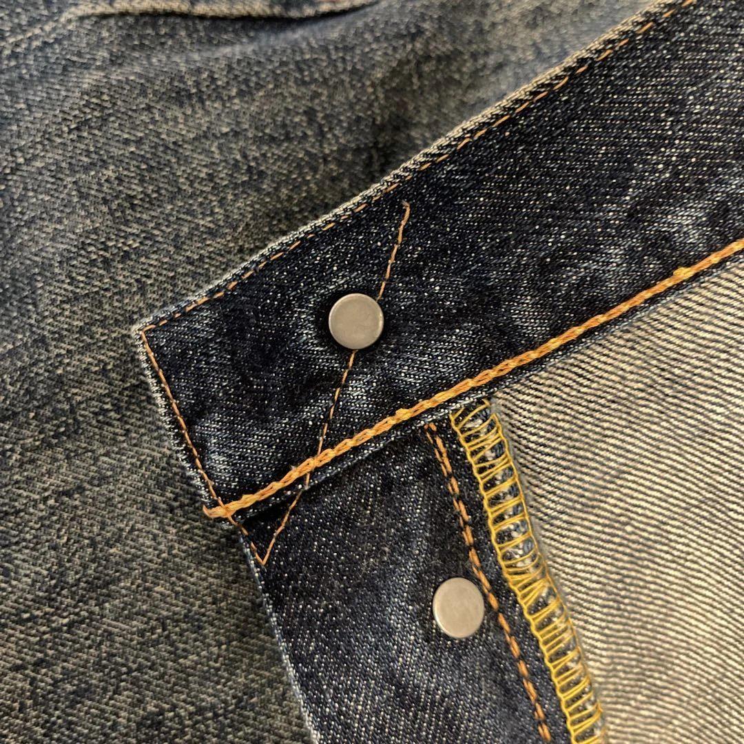 良品 EVISU エヴィス No2 2001 濃紺 白カモメ W35 x L35 - メルカリ