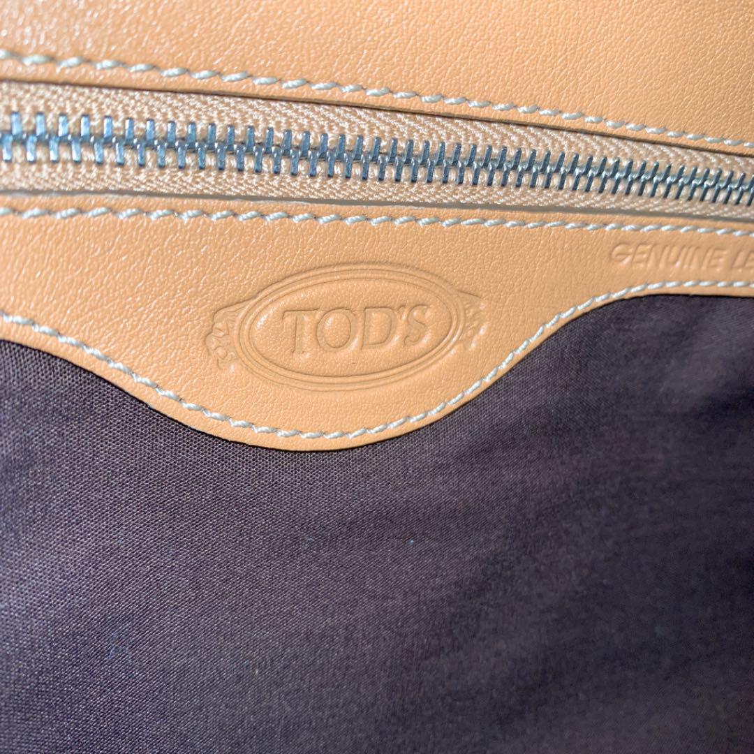 ぜひご 専用 レザー シルバー金具 ベージュ Fr1IH-m57699701356 TOD’S ハンドバッグ トートバッグ ストアのオ