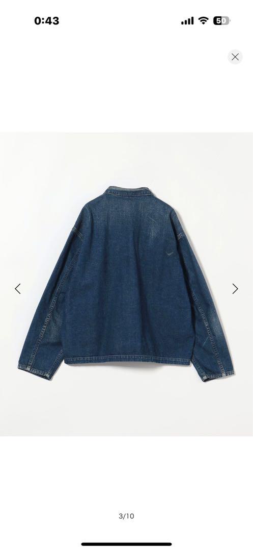 ジャケット・アウター 25ss A.PRESSE US NAVY Denim Jacket M