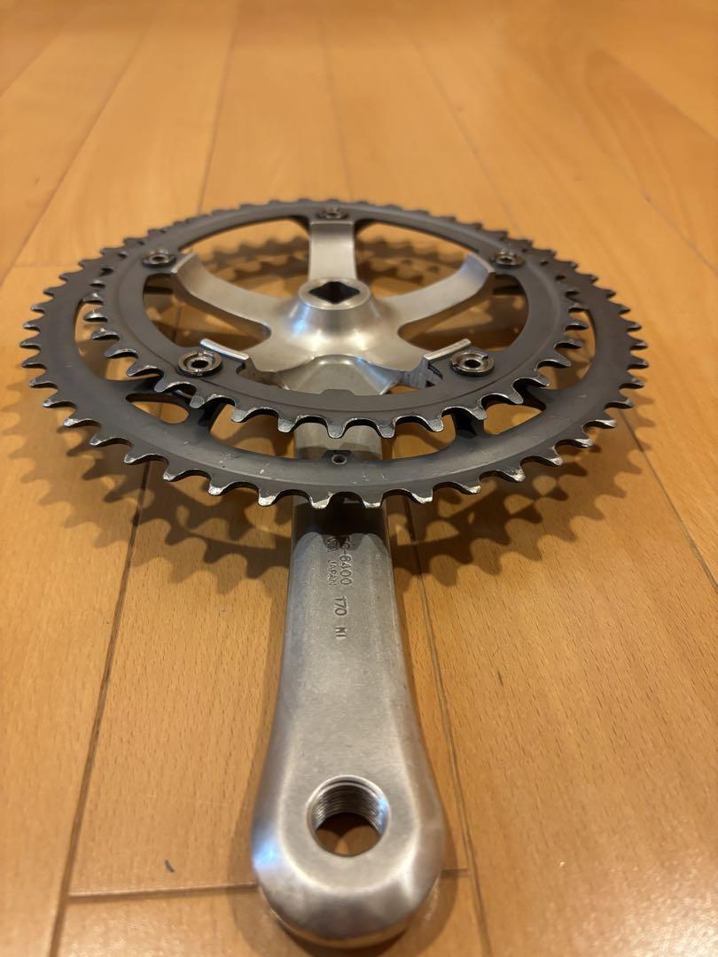 Shimano FC-6400 クランクセット 50T/40T 170mm ❷