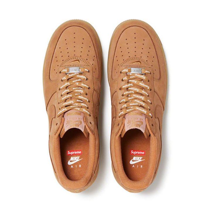 ナイキ⋡ Supreme Nike Air Force 1 Low 27cm Wheat 9cGVE-m57705652631 ルカリ