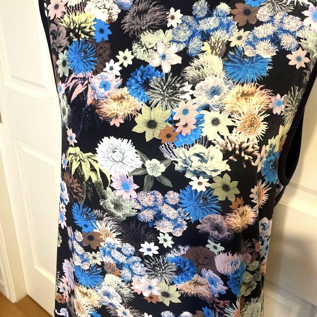PS Paul Smith ポールスミスニットワンピース花柄 ノースリーブ