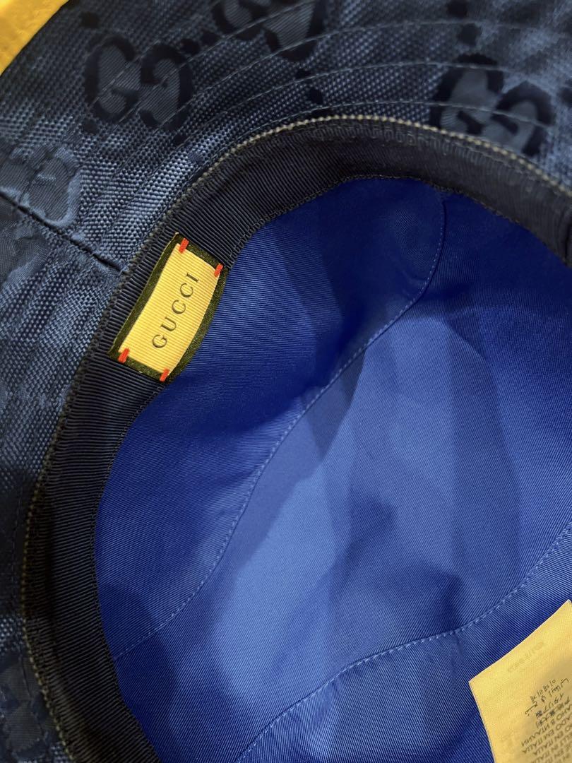GUCCIグッチGG柄☆ナイロンバケットハットL日本限定used