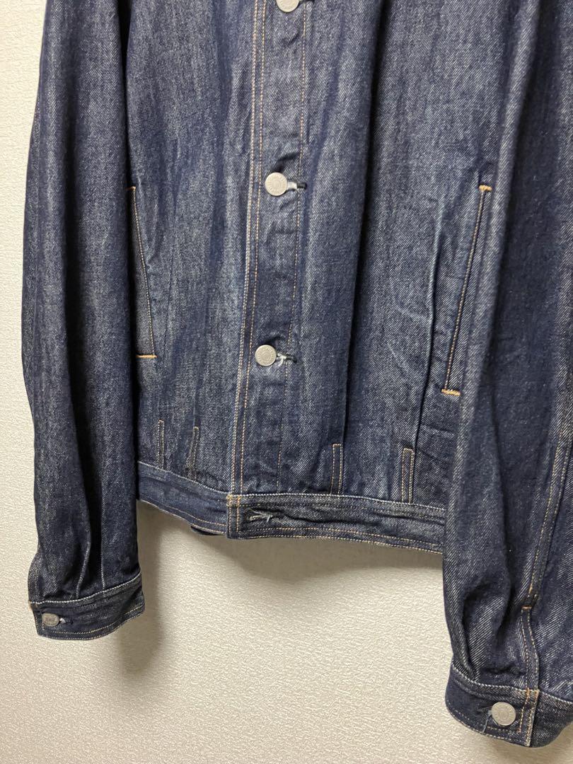 ジャケット・アウター AURALEE WASHED HARD TWIST DENIM BLOUZON