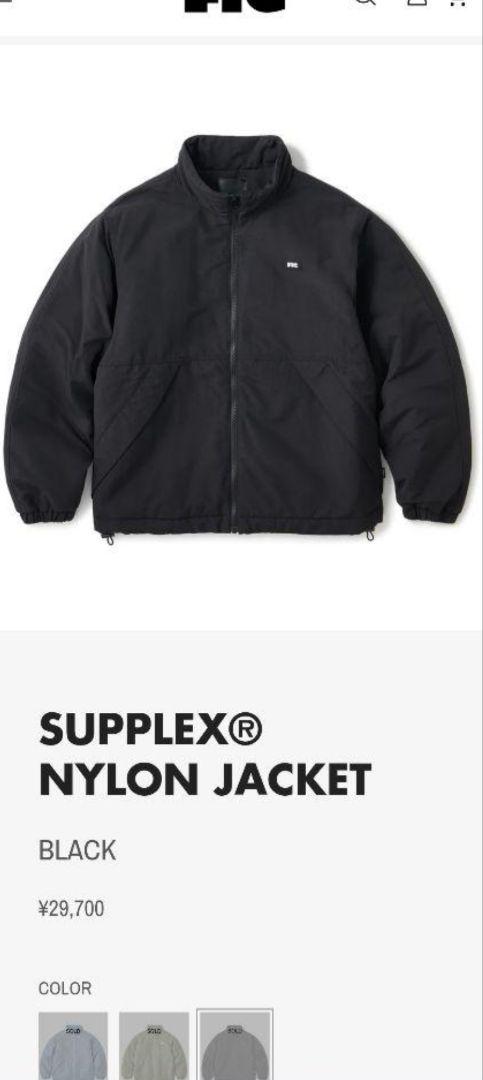 訳ありL black FTC SUPPLEX NYLON JACKET