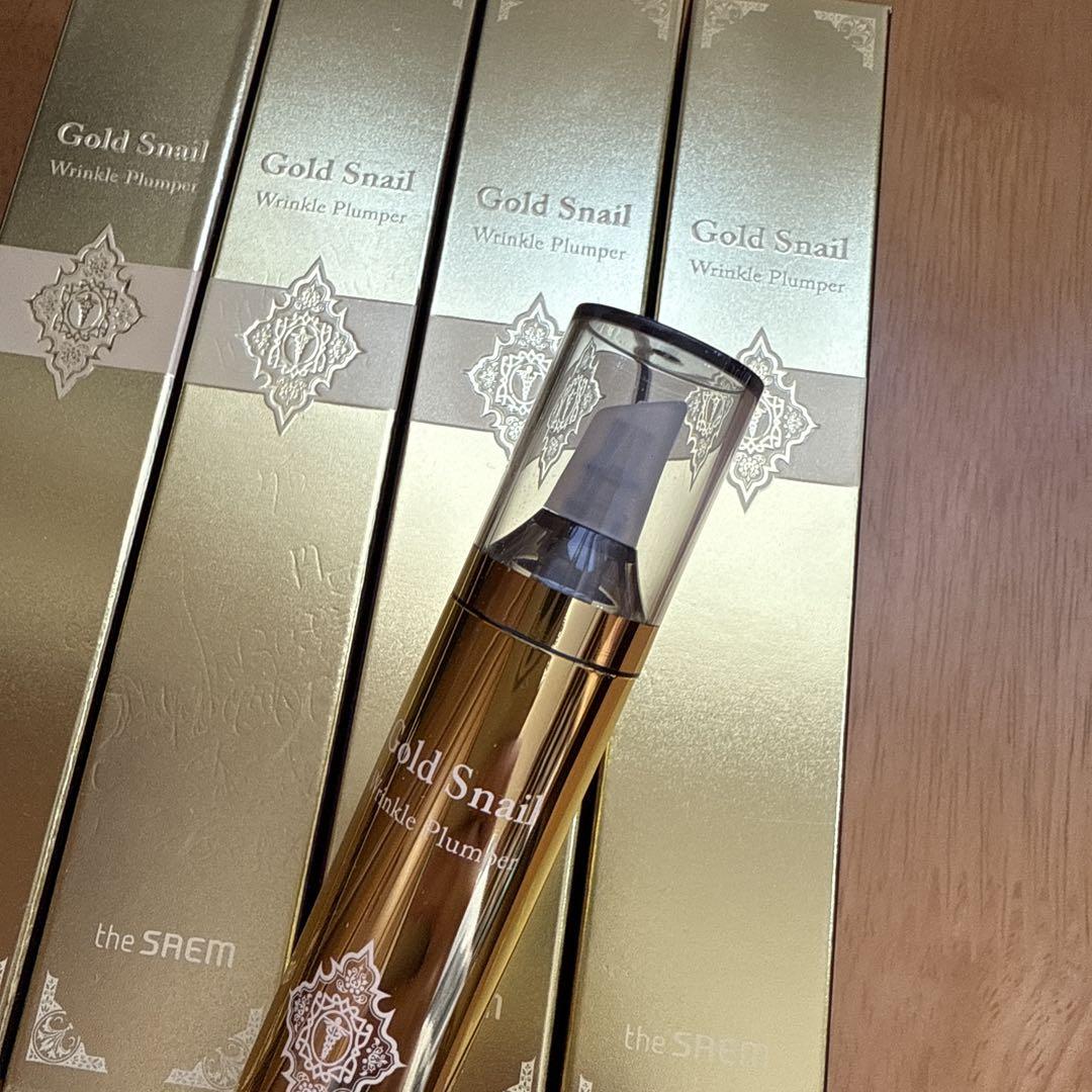 the SAEM Gold Snail Wrinkle Plumper ５本