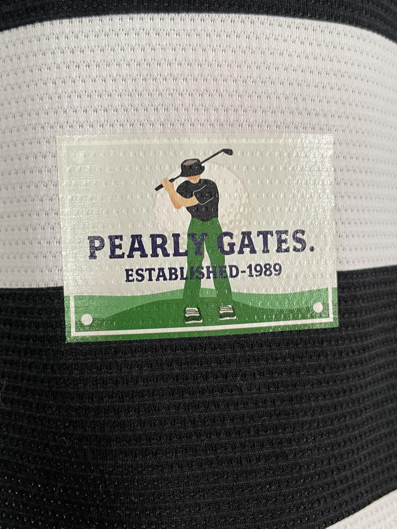 PEARLY GATESパーリーゲイツボーダーTシャツゴルフスマイルサイズ2 PEARLY GATESパーリーゲイツボーダーTシャツゴルフスマイル