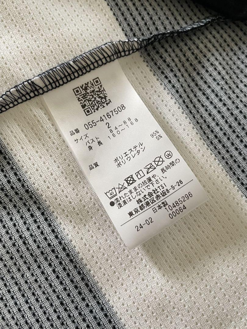 PEARLY GATESパーリーゲイツボーダーTシャツゴルフスマイルサイズ2 PEARLY GATESパーリーゲイツボーダーTシャツゴルフスマイル