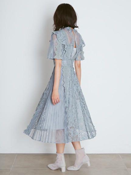 SNIDEL（スナイデル）の「レースコンビオケージョンワンピース