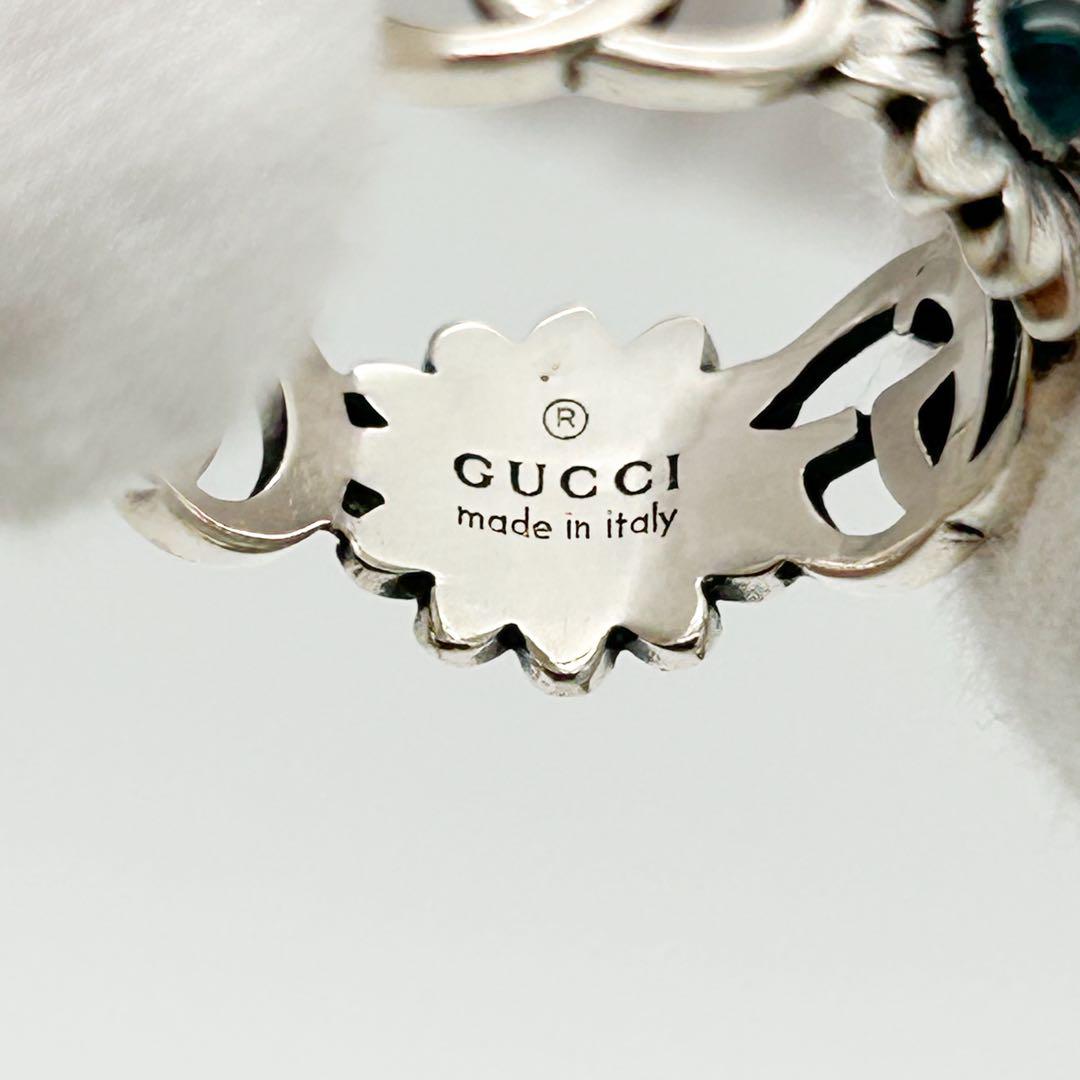 現行✨ GUCCI GGマーモント ダブルG フラワー リング 925 15号