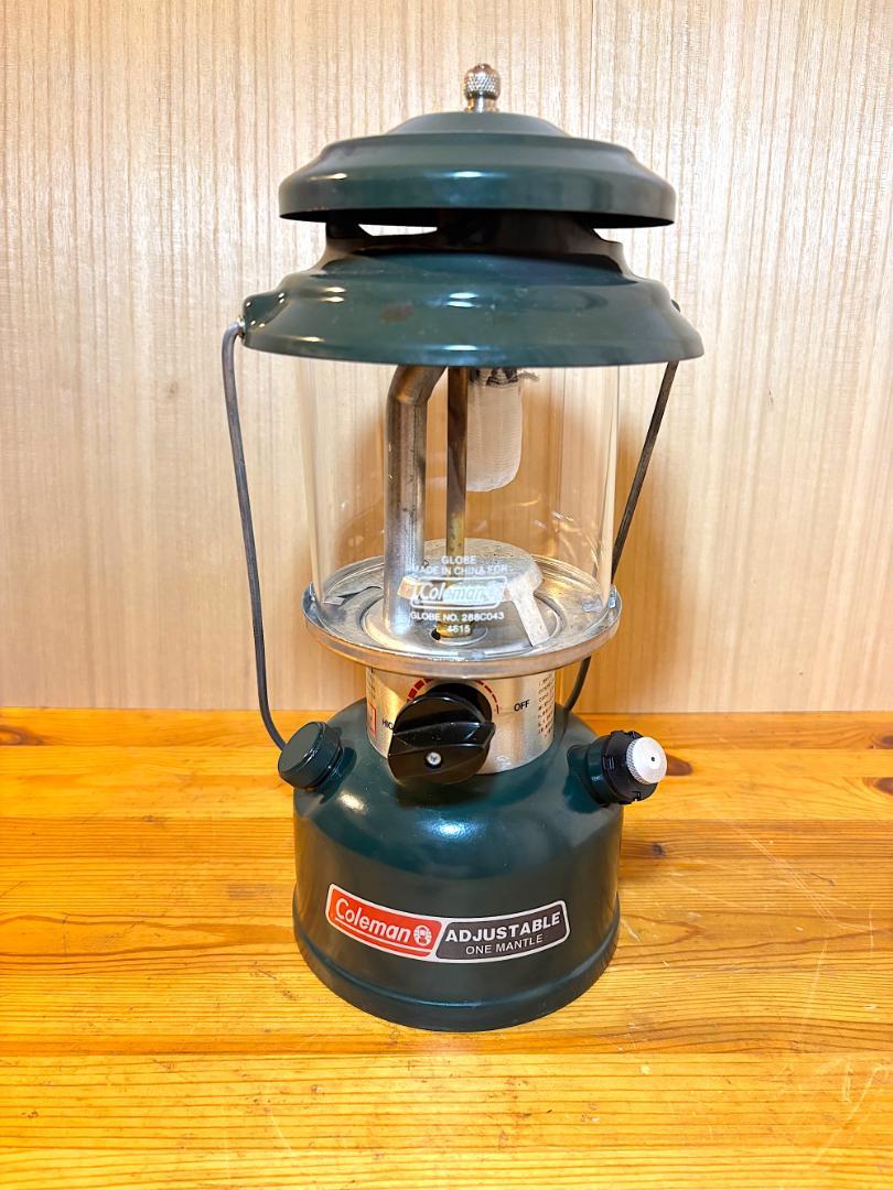 コールマン ガソリンランタン 286A ケース マントル 付 動作品 状態良好