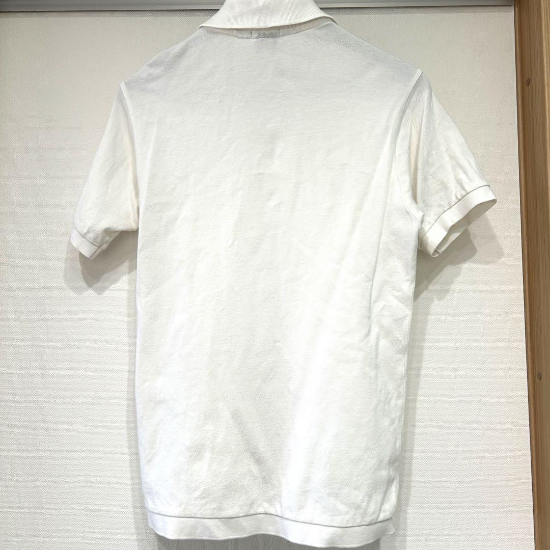 ラコステ 半袖ポロシャツ EXCLUSIVE EDITION 白 ロゴ 定番 - メルカリ