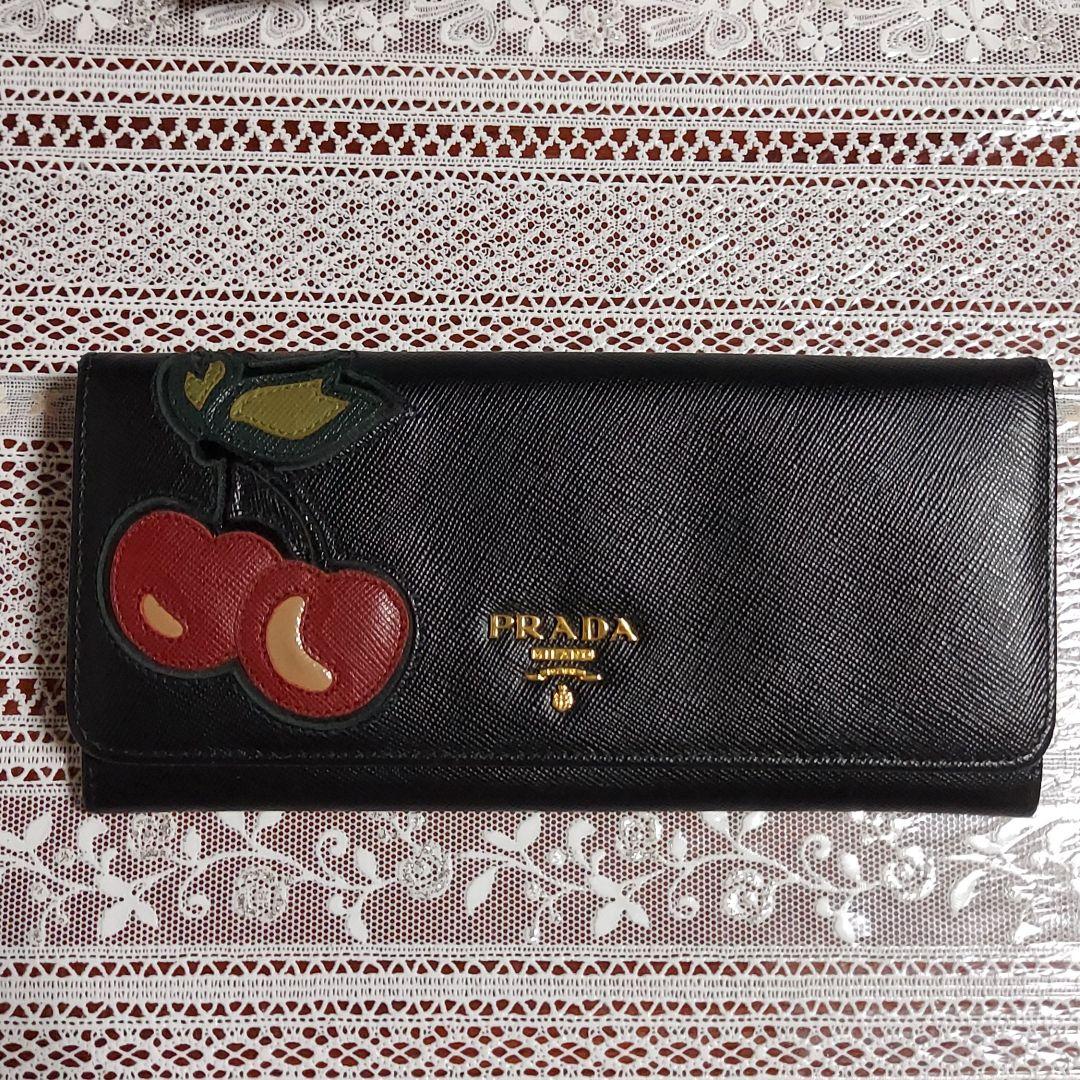PRADAプラダさくらんぼチェリー長財布 長財布 | lindadunncarter.com