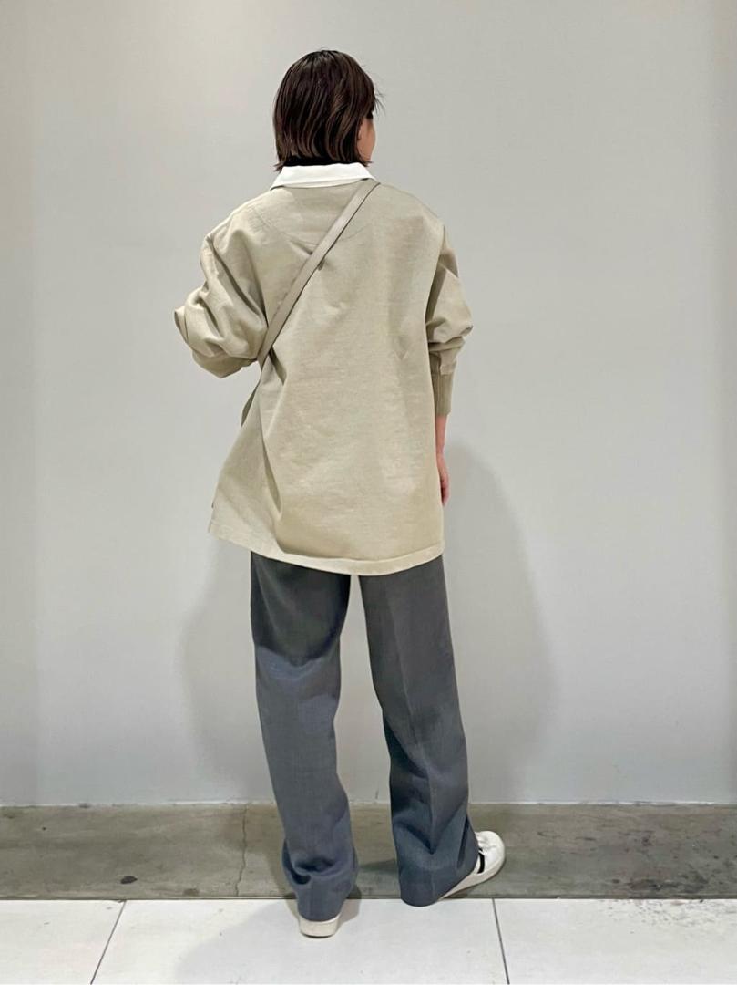 Spick and Span スピックアンドスパン　ラガーシャツ　ベージュ