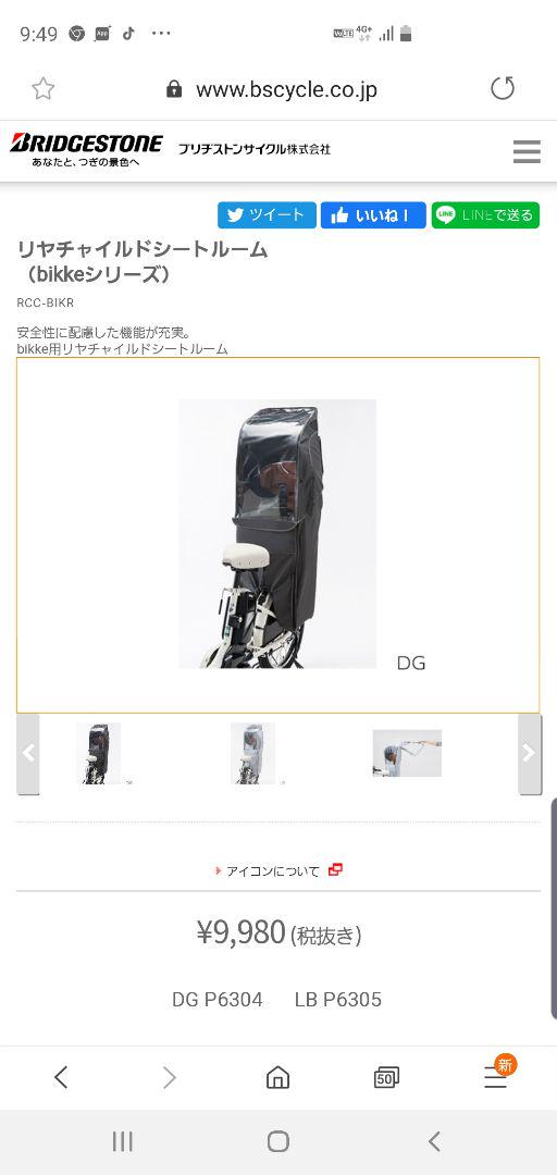 ビッケ子供乗せ電動自転車