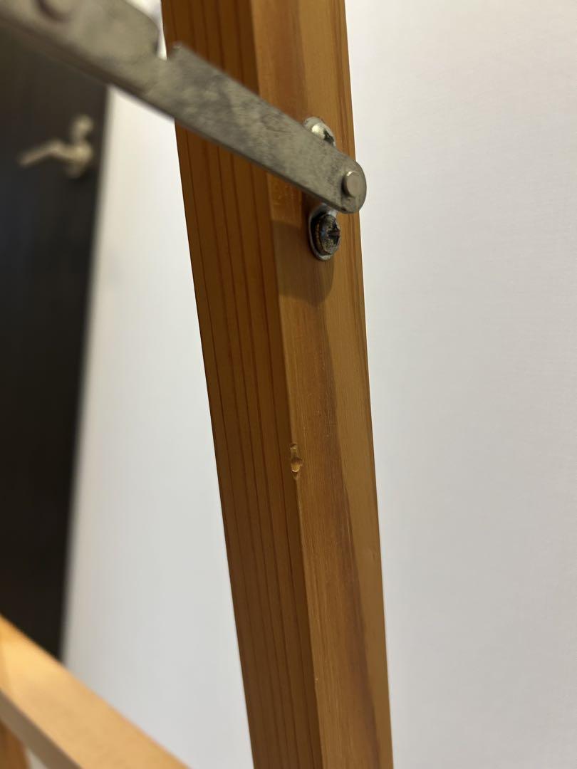 無印良品　全身鏡　パイン材