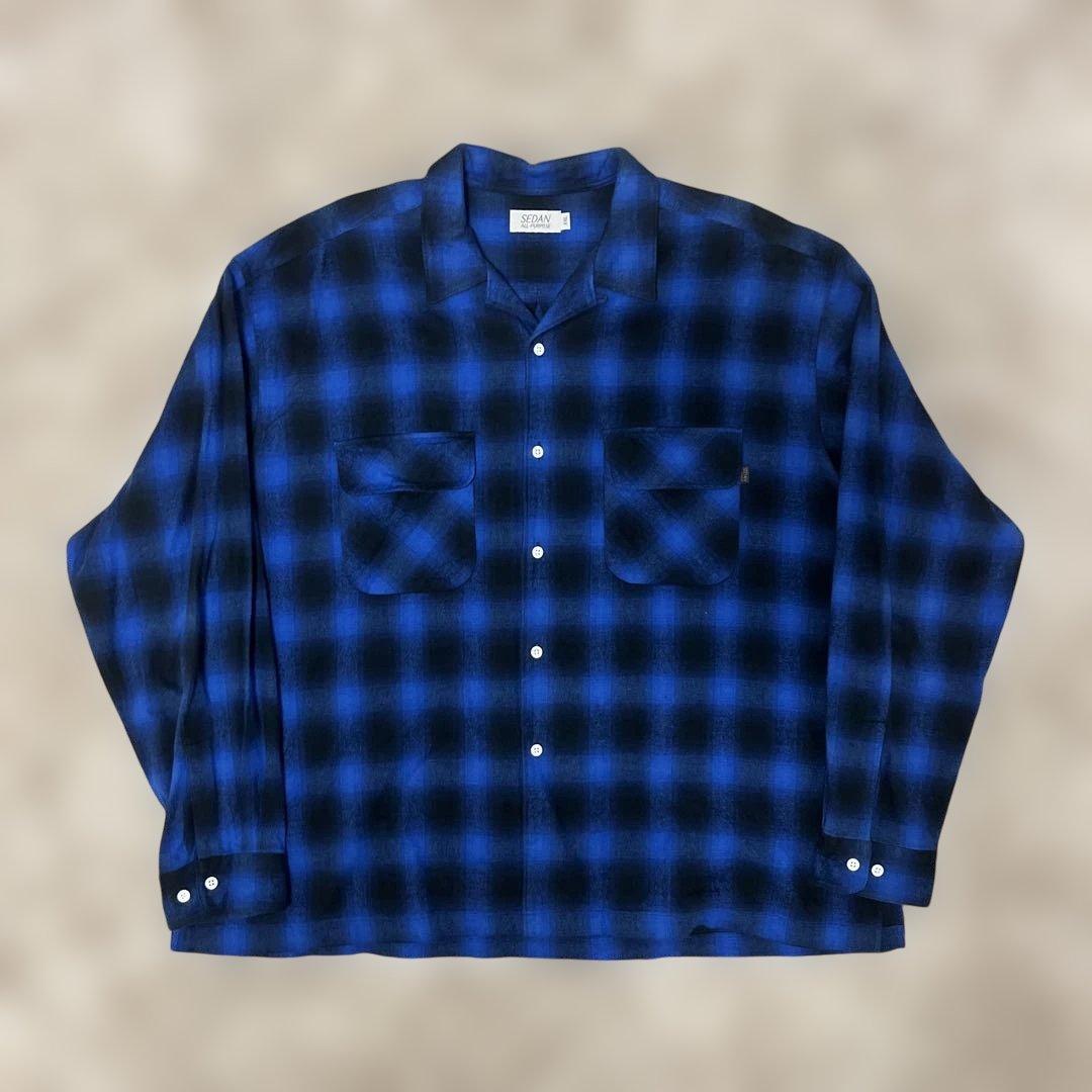 SEDAN ALL PURPOSE オンブレシャツXL LL SEDAN ALL-PURPOSE