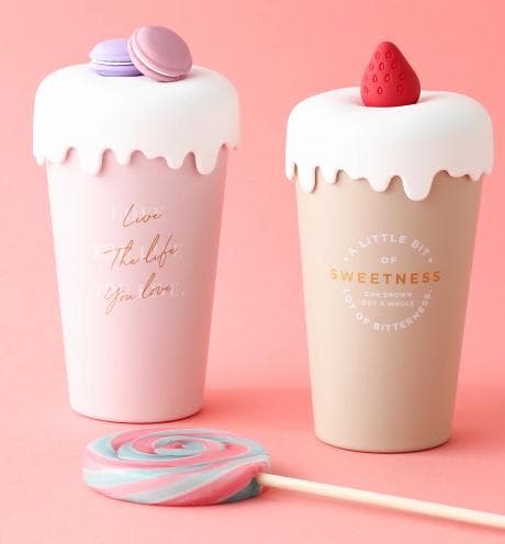 Francfranc フランフラン　スイーツタンブラー ショートケーキ＆マカロン