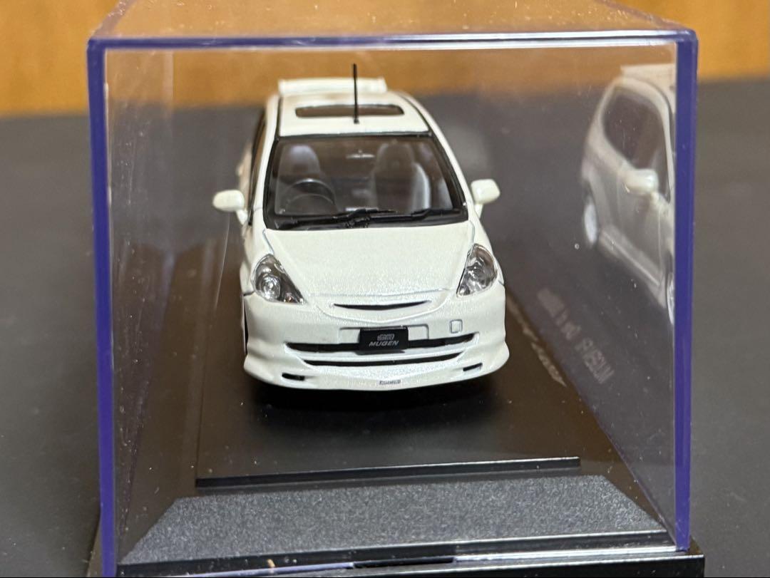 エブロ MUGEN Honda Fit PEARL WHITE 1/43