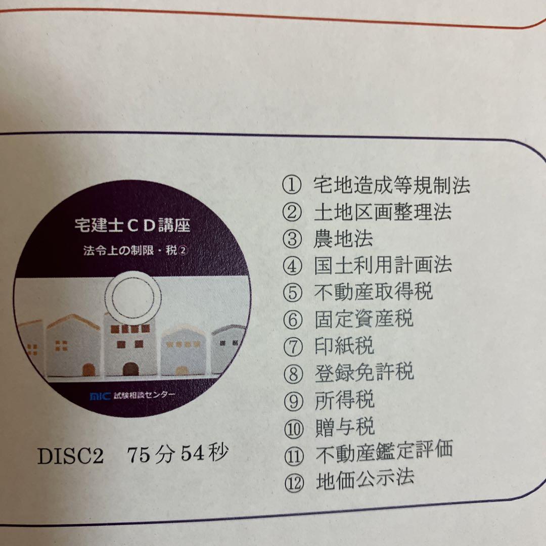 宅建士　cd  2022