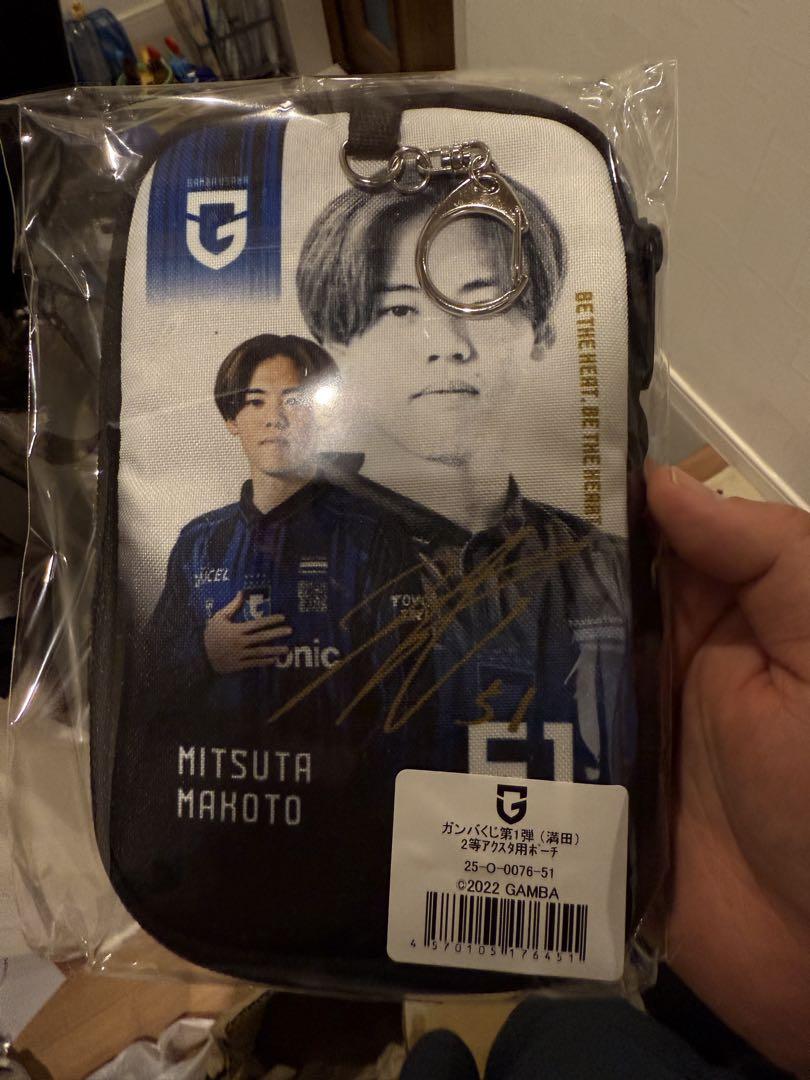 ガンバ大阪 満田誠 ポーチ ガンバくじスポーツカード